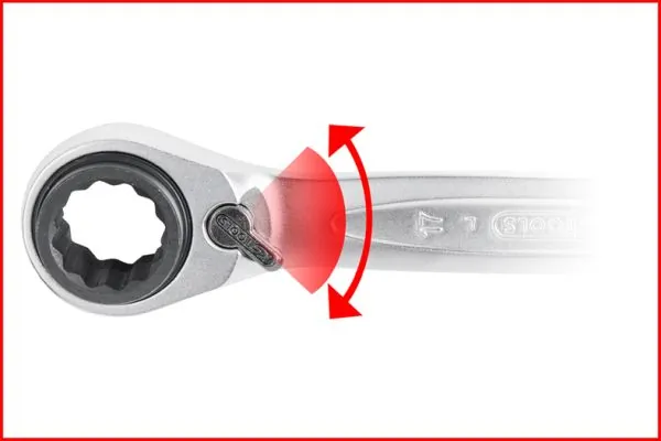 KS TOOLS 503.4565 Ratchet Double Ring Spanner