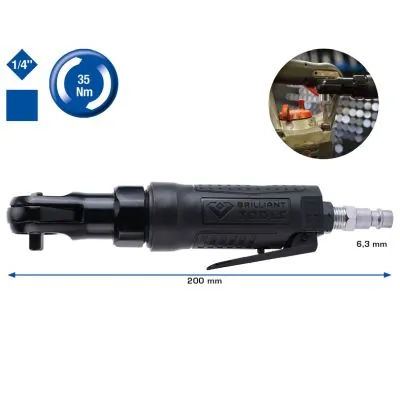 KS TOOLS BT160601 Ratchet Screwdriver (compressed air)