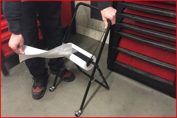 KS TOOLS 800.0158 Floor Stand, cleaning paper roll