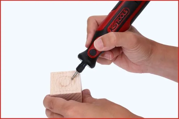 KS TOOLS 515.3990 Straight-grip Grinder (rechargeable battery)