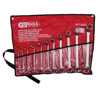 KS TOOLS 517.0222 Double Ring Spanner Set