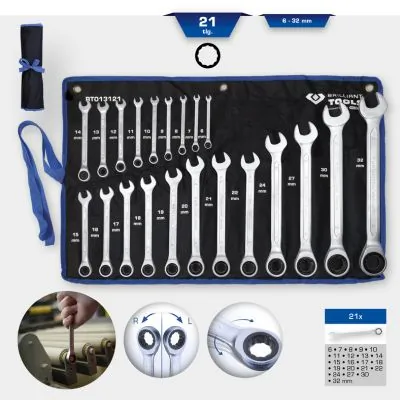 KS TOOLS BT013121 Ratchet Ring Spanner