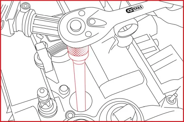 KS TOOLS 517.1135 Socket Wrench Set, spark plug