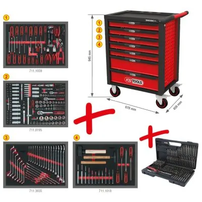 KS TOOLS 826.7515 Tool Trolley
