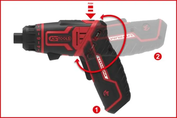 KS TOOLS 515.6500 Cordless Screwdriver