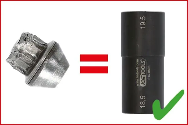 KS TOOLS 515.0895 Power Socket Set