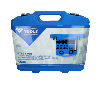 KS TOOLS BT671750 Thrust Piece Set, press in/out tool