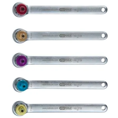 KS TOOLS 160.0725 Spanner Set, brake pipes