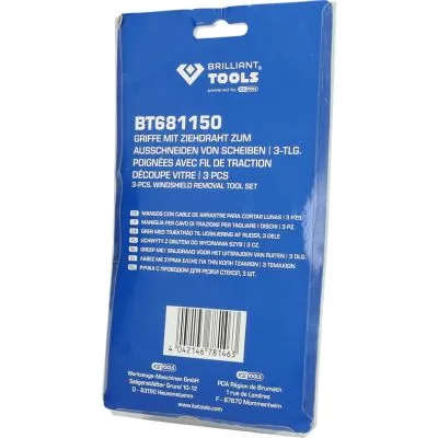 KS TOOLS BT681150 Cutting Wire Set, glass removal