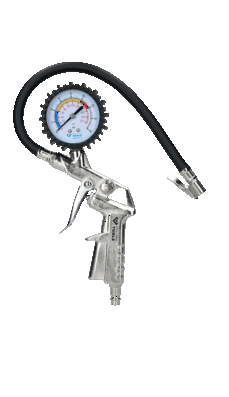 KS TOOLS BT691019 Compressed-air Tyre Pressure Gauge/Inflator