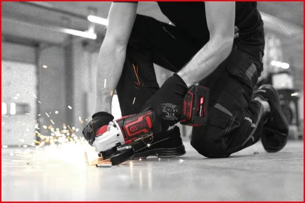 KS TOOLS 515.6200 Angle Grinder (rechargeable battery)