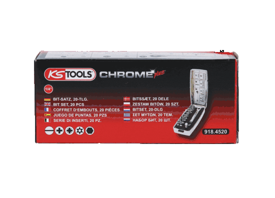 KS TOOLS 918.4520 Kit, screwdriver bits