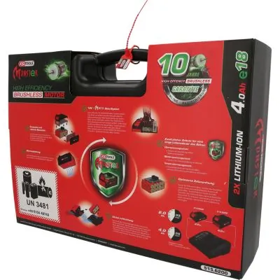 KS TOOLS 515.6200 Angle Grinder (rechargeable battery)