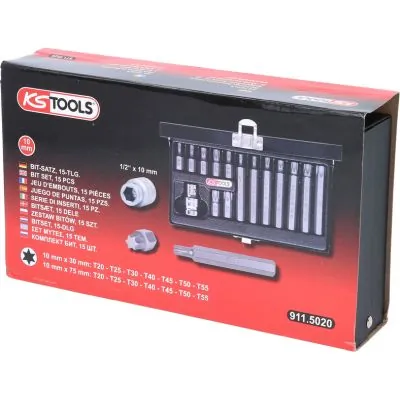 KS TOOLS 911.5020 Kit, screwdriver bits