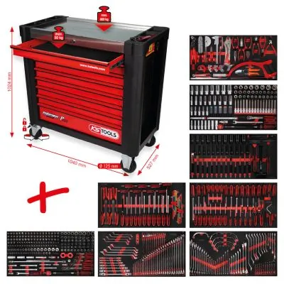 KS TOOLS 825.8564 Tool Trolley