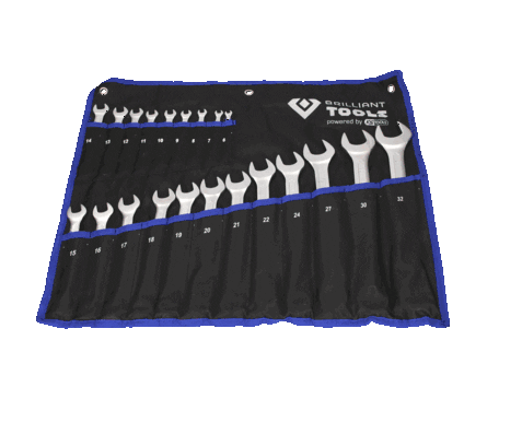 KS TOOLS BT011021 Spanner Set, ring/open ended