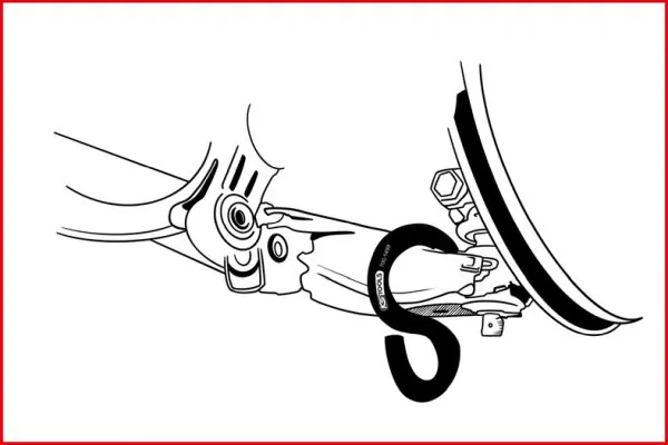 KS TOOLS 700.1499 Universal Axle Lever
