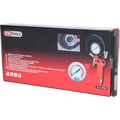 Compressed-air Tyre Pressure Gauge/Inflator 515.1950