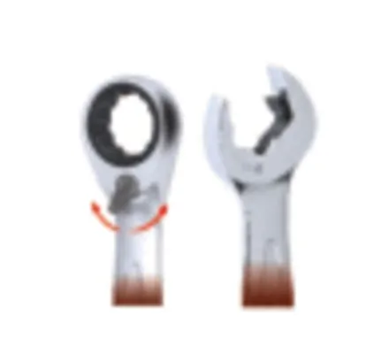 KS TOOLS 503.5905 Ratchet Ring Open-ended Spanner Set