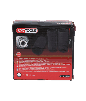KS TOOLS 913.1270 Power Socket Set