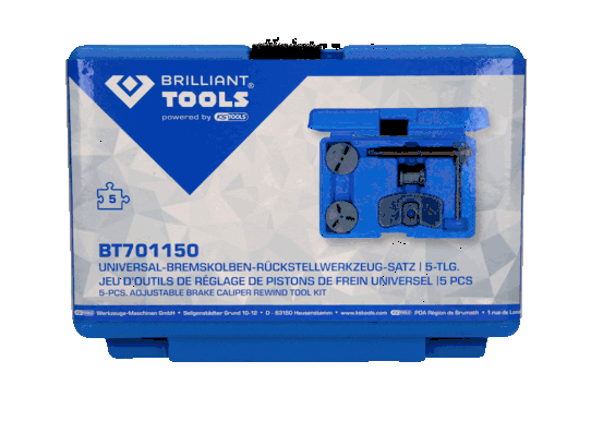 KS TOOLS BT701150 Turn/Reset Tool Set, brake caliper piston