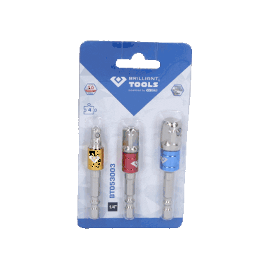 KS TOOLS BT053003 Square Adapter Bit Set