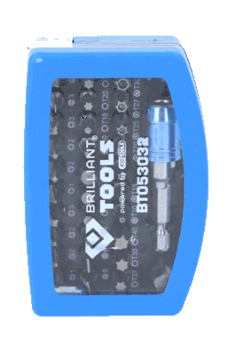 Kit, screwdriver bits BT053032