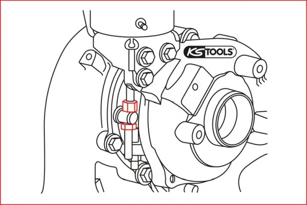 KS TOOLS 150.2232 Socket Wrench Insert, turbocharger