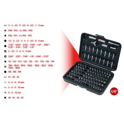 Kit, screwdriver bits 911.2026
