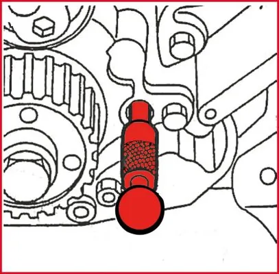 KS TOOLS 400.0400 Adjustment Tool Kit, valve timing