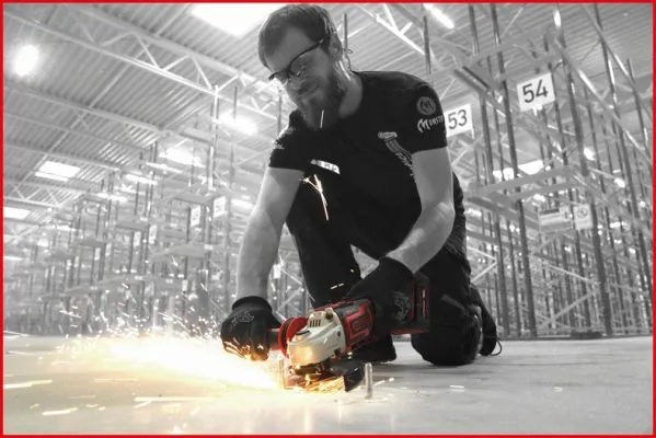 KS TOOLS 515.6200 Angle Grinder (rechargeable battery)