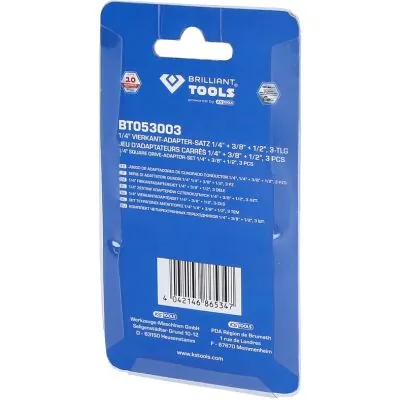 KS TOOLS BT053003 Square Adapter Bit Set