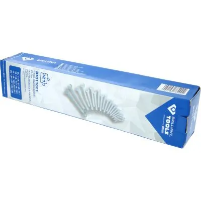 KS TOOLS BT011021 Spanner Set, ring/open ended