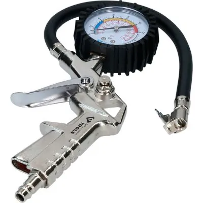 KS TOOLS BT691019 Compressed-air Tyre Pressure Gauge/Inflator