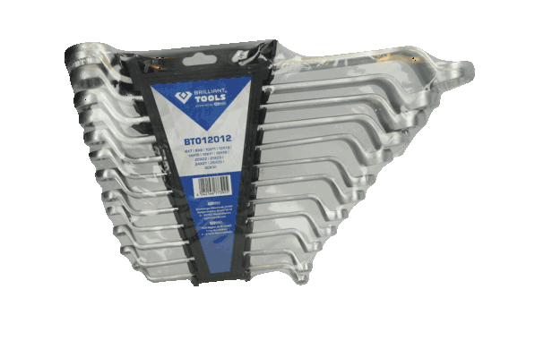 KS TOOLS BT012012 Double Ring Spanner Set