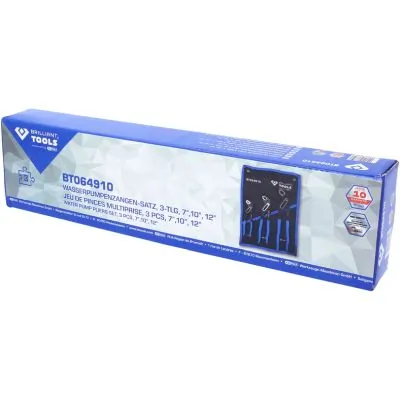 KS TOOLS BT064910 Kit, pipe wrench/water pump pliers