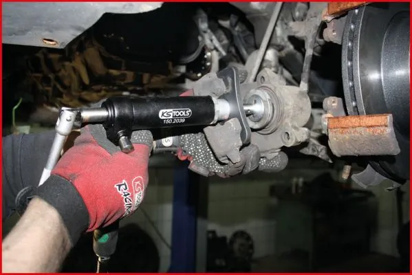 Spindle, brake caliper piston reset tool 150.2000
