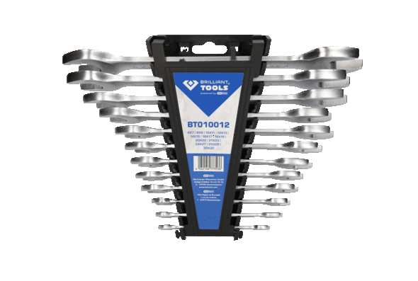 KS TOOLS BT010012 Open-end Spanner Set