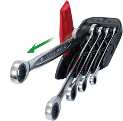 KS TOOLS 503.5905 Ratchet Ring Open-ended Spanner Set