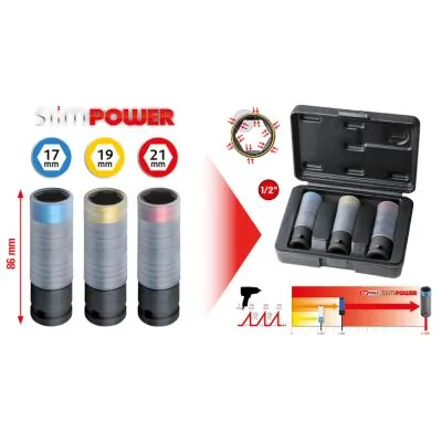 KS TOOLS 515.0990 Power Socket Set