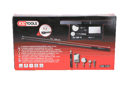 KS TOOLS 550.1145 Workshop Mirror Set