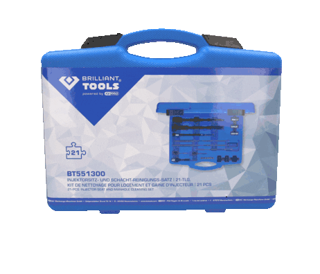 Cleaning/Milling Tool Set, CR injector seat BT551300