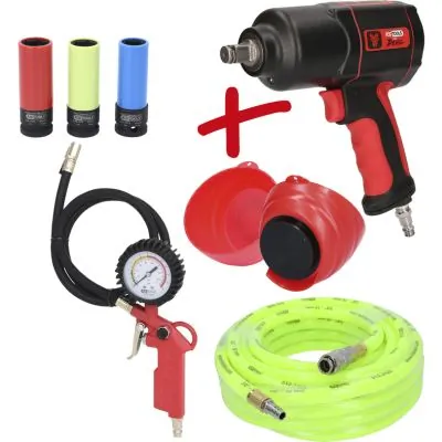 KS TOOLS 515.2100 Impact Wrench Set (compressed air)