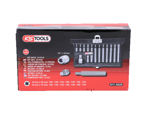 KS TOOLS 911.5020 Kit, screwdriver bits
