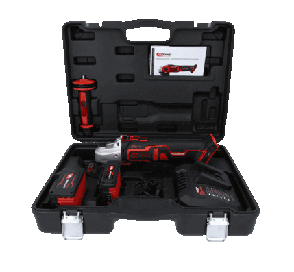KS TOOLS 515.6200 Angle Grinder (rechargeable battery)