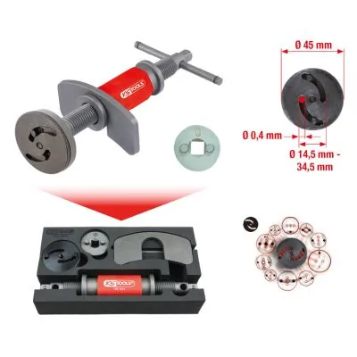 KS TOOLS 150.1965 Turn/Reset Tool Set, brake caliper piston