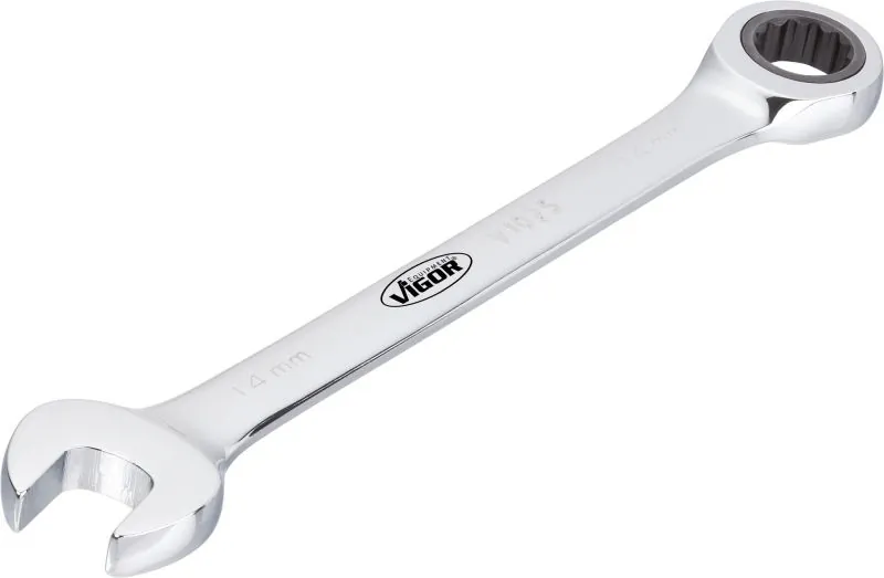 Ratchet Ring Open-ended Spanner V1022