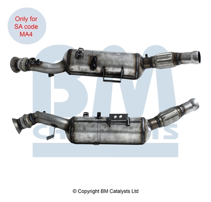 Soot/Particulate Filter, exhaust system Approved BM11567H