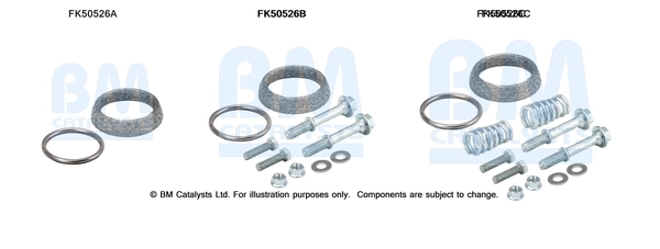 BM Catalysts FK50626 Mounting Kit, exhaust pipe