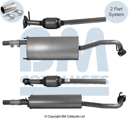 Catalytic Converter Approved BM91875H